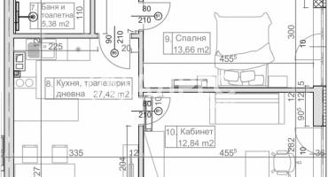 Тристаен апартамент, Варна, м-ст Манастирски рид, 643859, Снимка 2