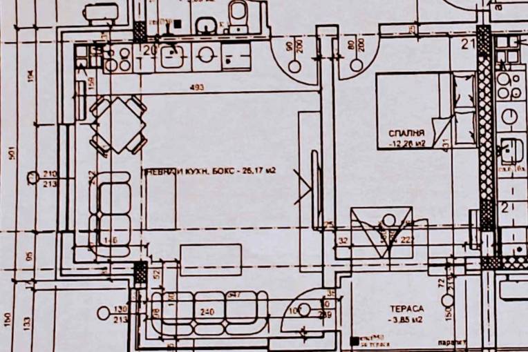 Двустаен апартамент, Пловдив, Коматево, 640862, Снимка 2