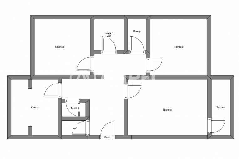 Тристаен апартамент, София, Люлин 3, 667864, Снимка 4