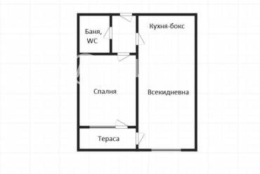 Двустаен апартамент, Поморие, местност Кротиря, 671864, Снимка 1