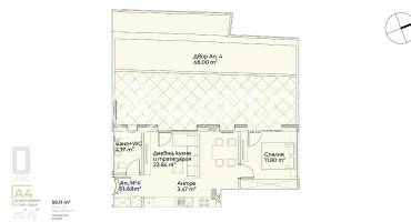 Двустаен апартамент, София, Манастирски ливади - запад, 676864, Снимка 3