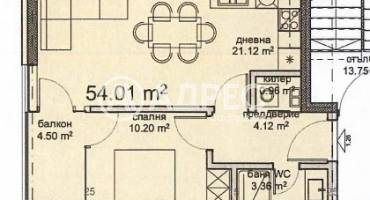 Двустаен апартамент, Варна, Владислав Варненчик, 681864, Снимка 2