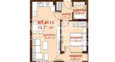Двустаен апартамент, Бургас, Сарафово, 603865, Снимка 1