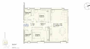 Тристаен апартамент, София, Манастирски ливади - запад, 676865, Снимка 3