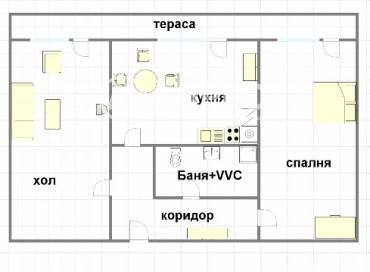 Тристаен апартамент, Варна, Цветен квартал, 687867, Снимка 1