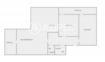 Тристаен апартамент, Варна, Бриз, 671868, Снимка 1