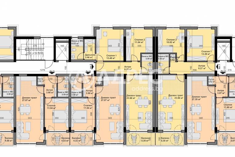 Двустаен апартамент, Варна, Владислав Варненчик, 678868, Снимка 5