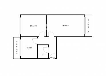 Тристаен апартамент, Варна, Трошево, 685868, Снимка 1