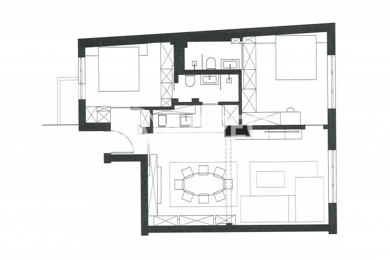 Тристаен апартамент, София, Докторска градина, 649869, Снимка 22