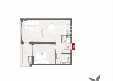 Двустаен апартамент, София, Манастирски ливади - изток, 668869, Снимка 1