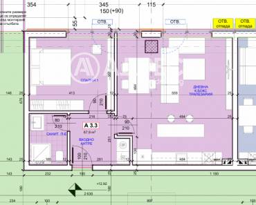 Двустаен апартамент, Русе, Здравец изток, 663871, Снимка 1