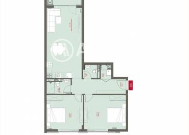 Тристаен апартамент, София, Манастирски ливади - изток, 668871, Снимка 1