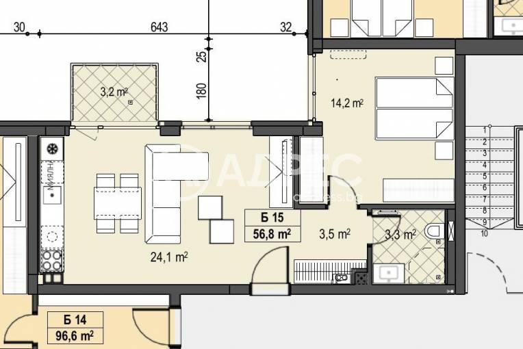 Двустаен апартамент, София, Бояна, 677871, Снимка 4