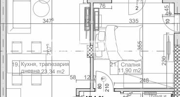 Двустаен апартамент, Варна, м-ст Манастирски рид, 643872, Снимка 2