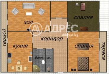 Многостаен апартамент, Варна, Трошево, 654872, Снимка 1