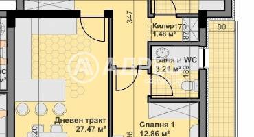 Тристаен апартамент, Варна, Владислав Варненчик, 678872, Снимка 4