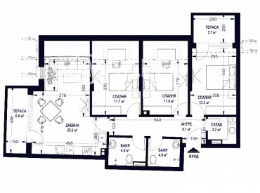 Многостаен апартамент, София, Център, 684872, Снимка 1