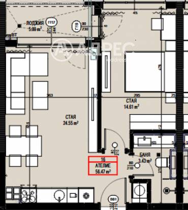 Двустаен апартамент, София, Овча купел 2, 680874, Снимка 1