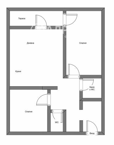 Тристаен апартамент, София, Малинова Долина, 657875, Снимка 1