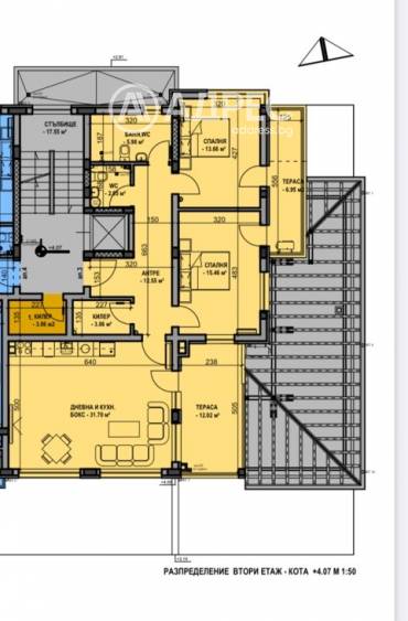 Тристаен апартамент, Пловдив, Беломорски, 658875, Снимка 1