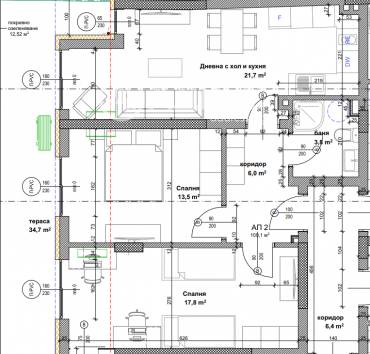 Тристаен апартамент, София, Банишора, 659876, Снимка 1