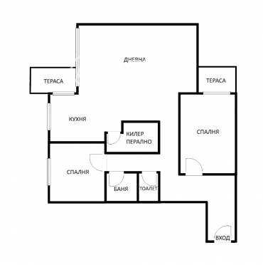 Тристаен апартамент, Варна, Бриз, 674876, Снимка 1