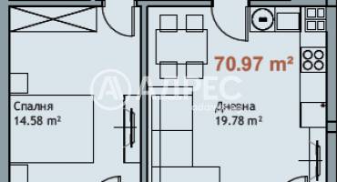 Двустаен апартамент, Варна, к.к. Чайка, 661879, Снимка 4