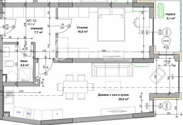 Двустаен апартамент, София, Банишора, 659880, Снимка 1
