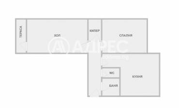 Двустаен апартамент, Варна, Възраждане 3, 685880, Снимка 1