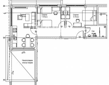 Тристаен апартамент, Стара Загора, Железник- запад, 672882, Снимка 1