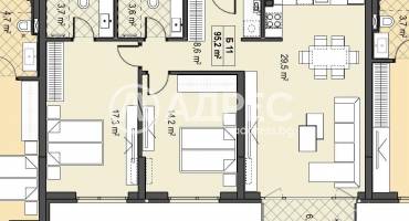 Тристаен апартамент, София, Бояна, 677882, Снимка 4