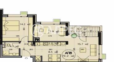 Тристаен апартамент, София, Горна Баня, 682883, Снимка 3