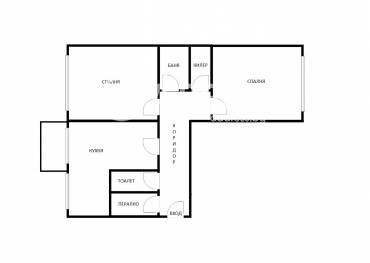 Тристаен апартамент, Варна, Левски, 671884, Снимка 1