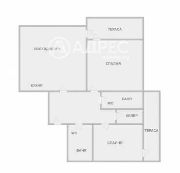 Тристаен апартамент, Варна, к.к. Златни Пясъци, 685885, Снимка 1