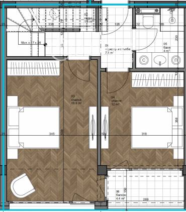 Тристаен апартамент, Варна, к.к. Св.Св. Константин и Елена, 657887, Снимка 1