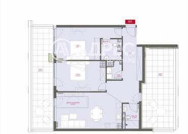 Тристаен апартамент, София, Манастирски ливади - изток, 668888, Снимка 1