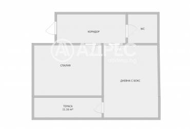 Двустаен апартамент, Стара Загора, Център, 692888, Снимка 1