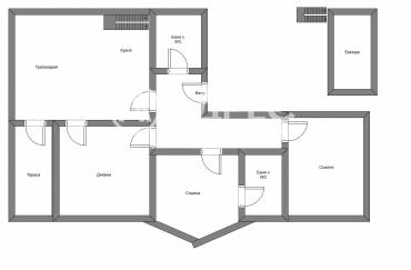 Тристаен апартамент, София, в.з. Американски колеж, 694888, Снимка 1