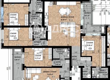 Тристаен апартамент, София, Кръстова вада, 676889, Снимка 1