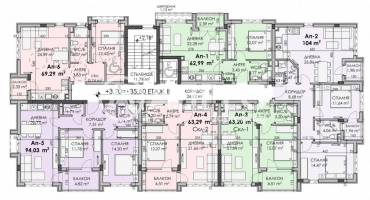 Двустаен апартамент, Бургас, Мадика, 680889, Снимка 4