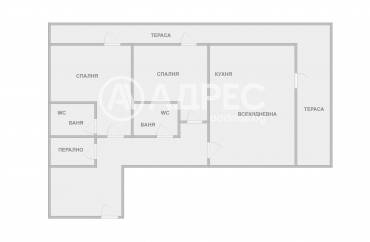 Тристаен апартамент, Варна, м-ст Акчелар, 662890, Снимка 1