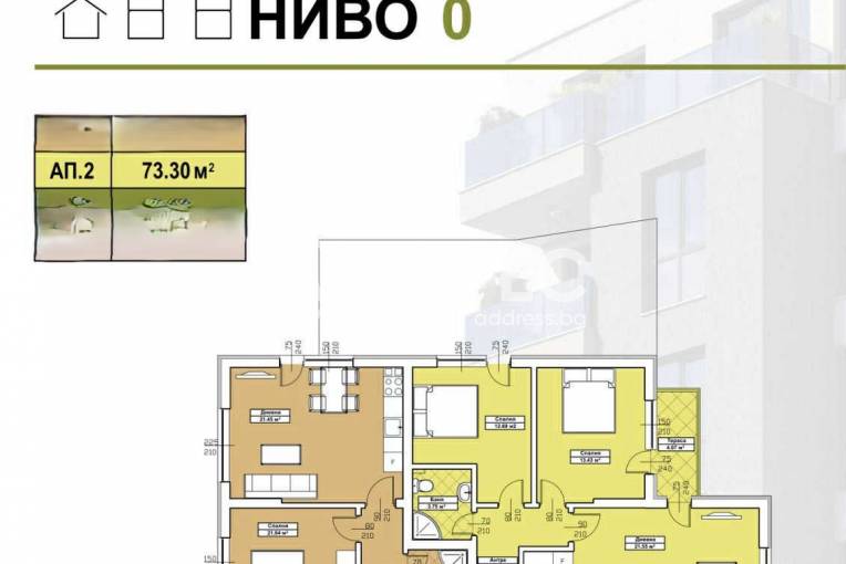 Тристаен апартамент, Благоевград, Освобождение, 671890, Снимка 4