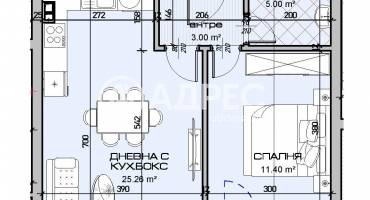 Двустаен апартамент, Варна, Виница, 685890, Снимка 2