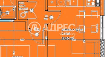 Тристаен апартамент, Варна, Кайсиева градина, 700890, Снимка 1