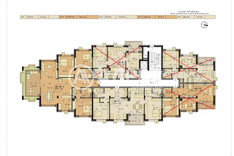 Многостаен апартамент, София, Горна Баня, 682891, Снимка 4