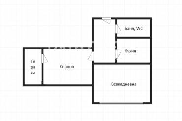 Двустаен апартамент, Бургас, Зорница, 699892, Снимка 1