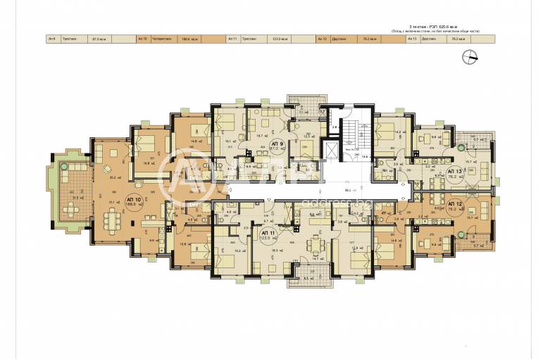 Тристаен апартамент, София, Горна Баня, 682894, Снимка 3