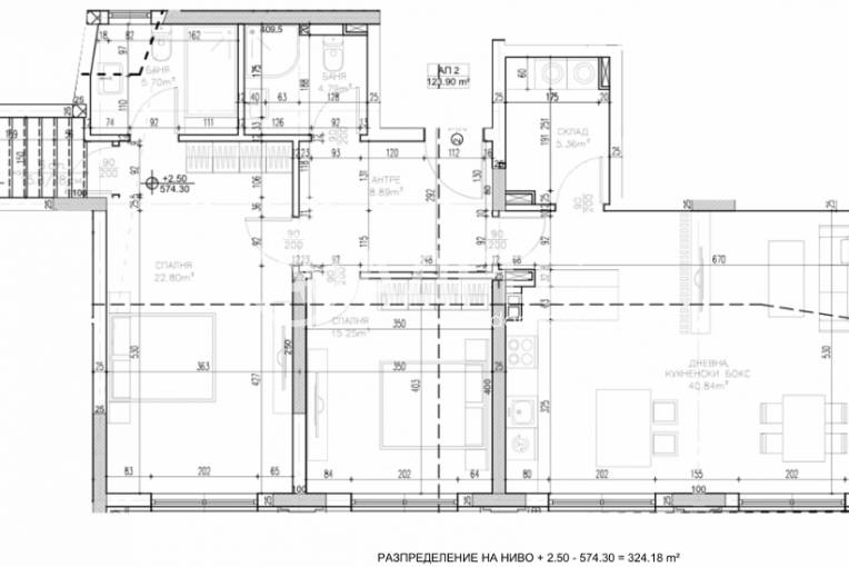 Тристаен апартамент, София, Лозенец, 691897, Снимка 2