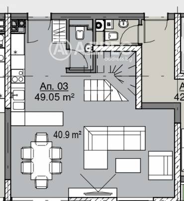 Тристаен апартамент, София, Кръстова вада, 656898, Снимка 2