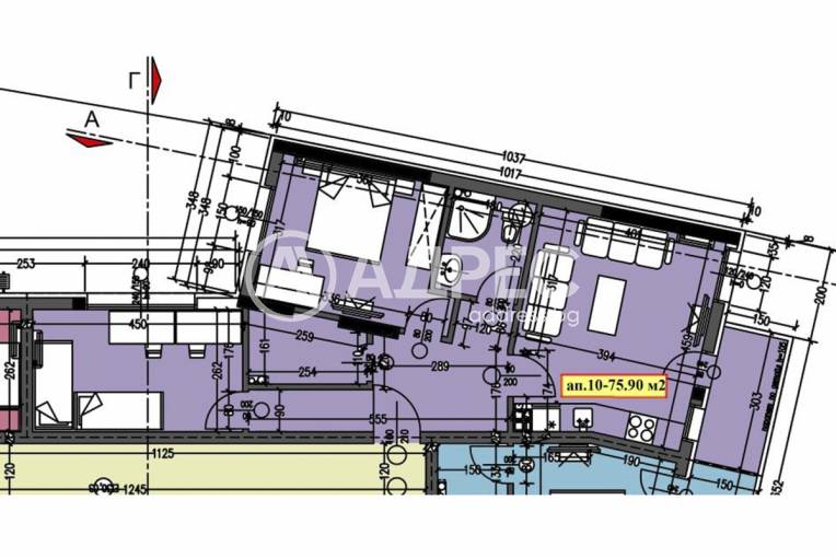 Тристаен апартамент, Варна, Аспарухово, 604899, Снимка 1